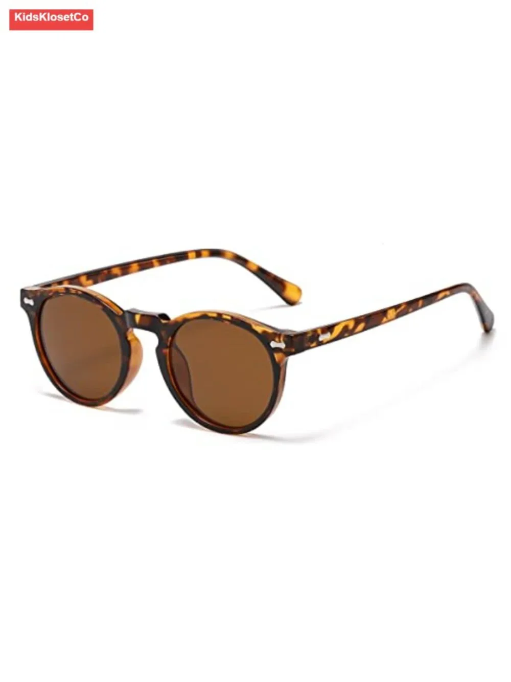Polarized Round Sunglasses for Kids UV400 Protection Scratch Resistant